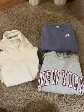 Hoodie and Sweatshirt bundle girls medium